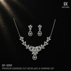 Premium Diamond Cut Necklace & Earring Set SP-2001