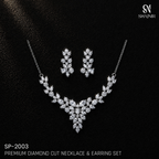 Premium Diamond Cut Necklace & Earring Set SP-2003