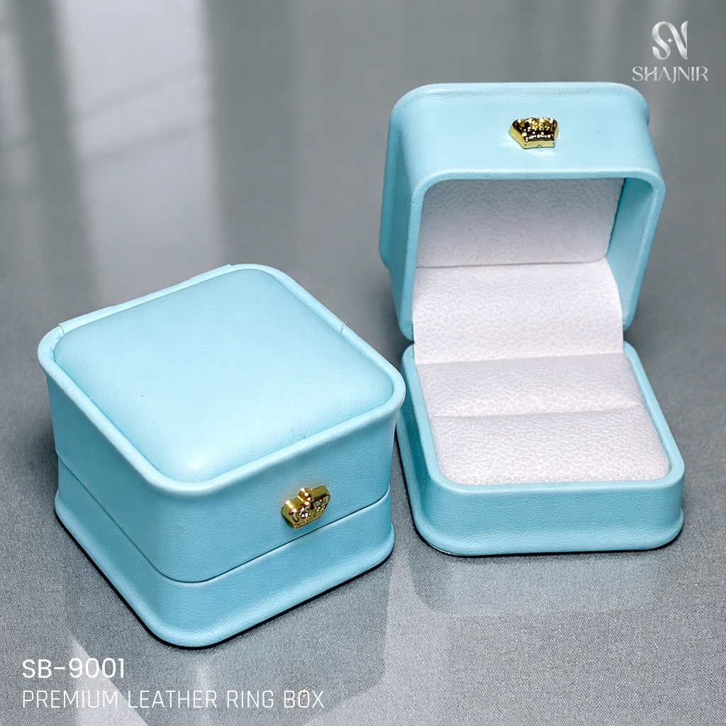 Premium Leather Ring Box SB-9001