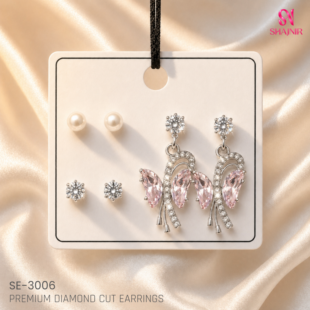 Premium Diamond Cut Earrings SE-3006