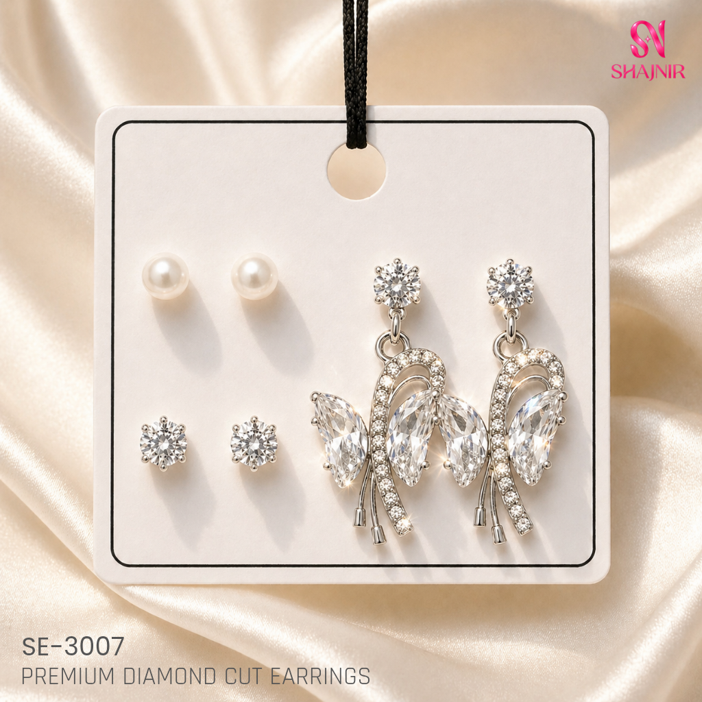 Premium Diamond Cut Earrings SE-3007