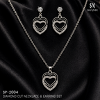 Diamond Cut Necklace & Earring Set SP-2004
