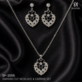 Diamond Cut Necklace & Earring Set SP-2005