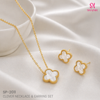 Clover Necklace & Earring Set SP-2011