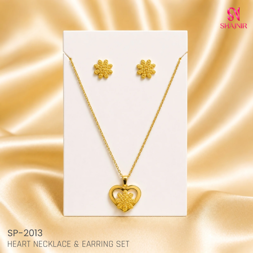 Heart Necklace & Earring Set SP-2013