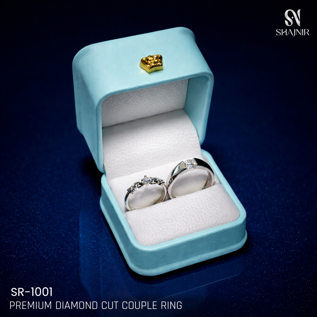 Premium Diamond Cut Couple Ring SR-1001