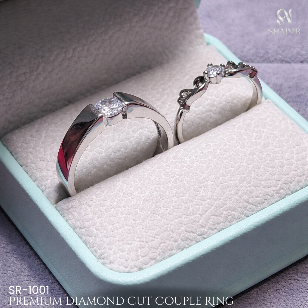 Premium Diamond Cut Couple Ring SR-1001
