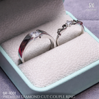 Premium Diamond Cut Couple Ring SR-1001