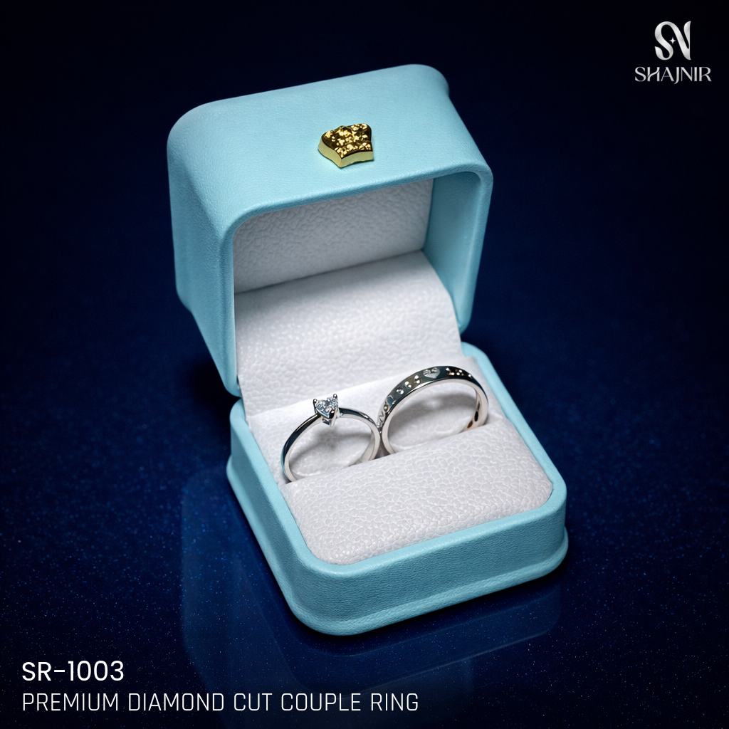 Premium Diamond Cut Couple Ring SR-1003