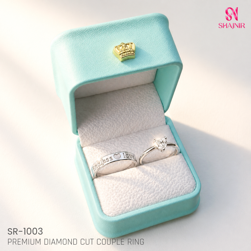 Premium Diamond Cut Couple Ring SR-1003