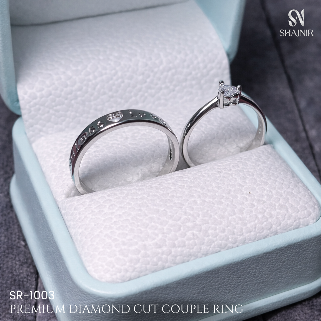 Premium Diamond Cut Couple Ring SR-1003
