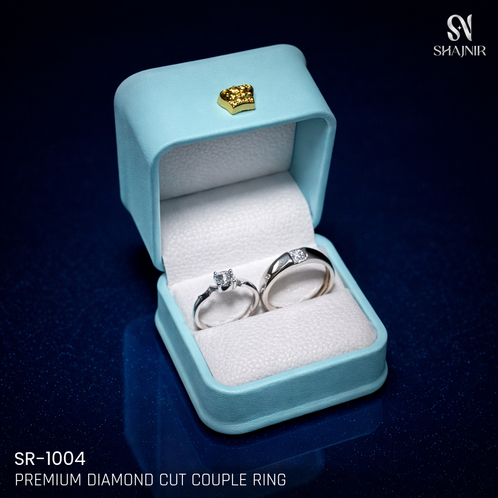 Premium Diamond Cut Couple Ring SR-1004