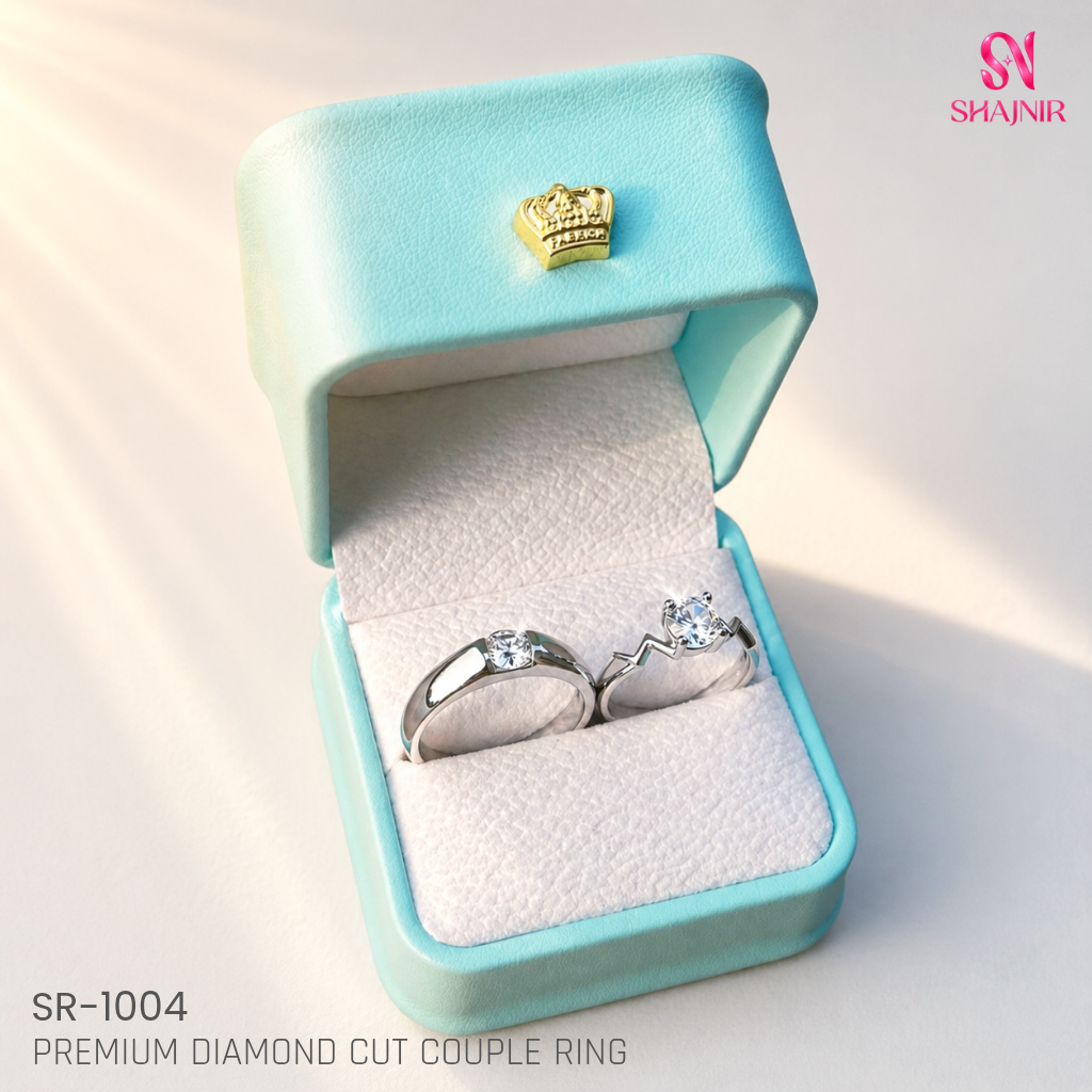 Premium Diamond Cut Couple Ring SR-1004