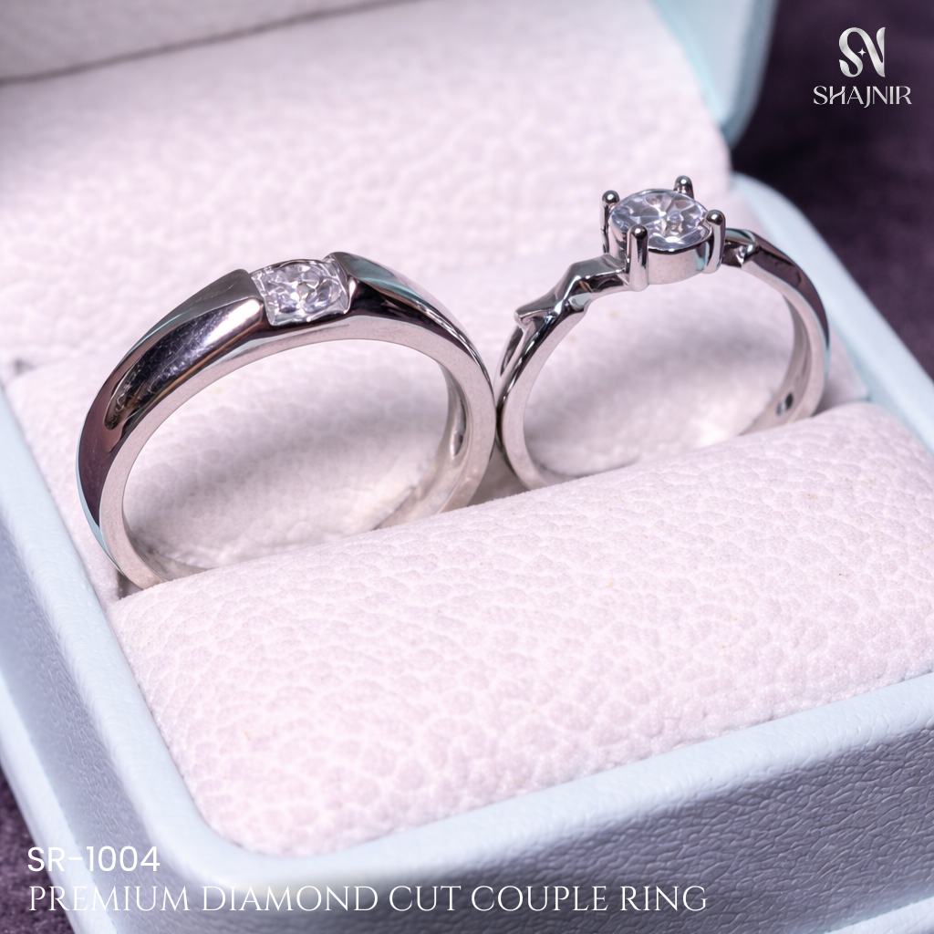 Premium Diamond Cut Couple Ring SR-1004