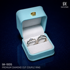 Premium Diamond Cut Couple Ring SR-1005