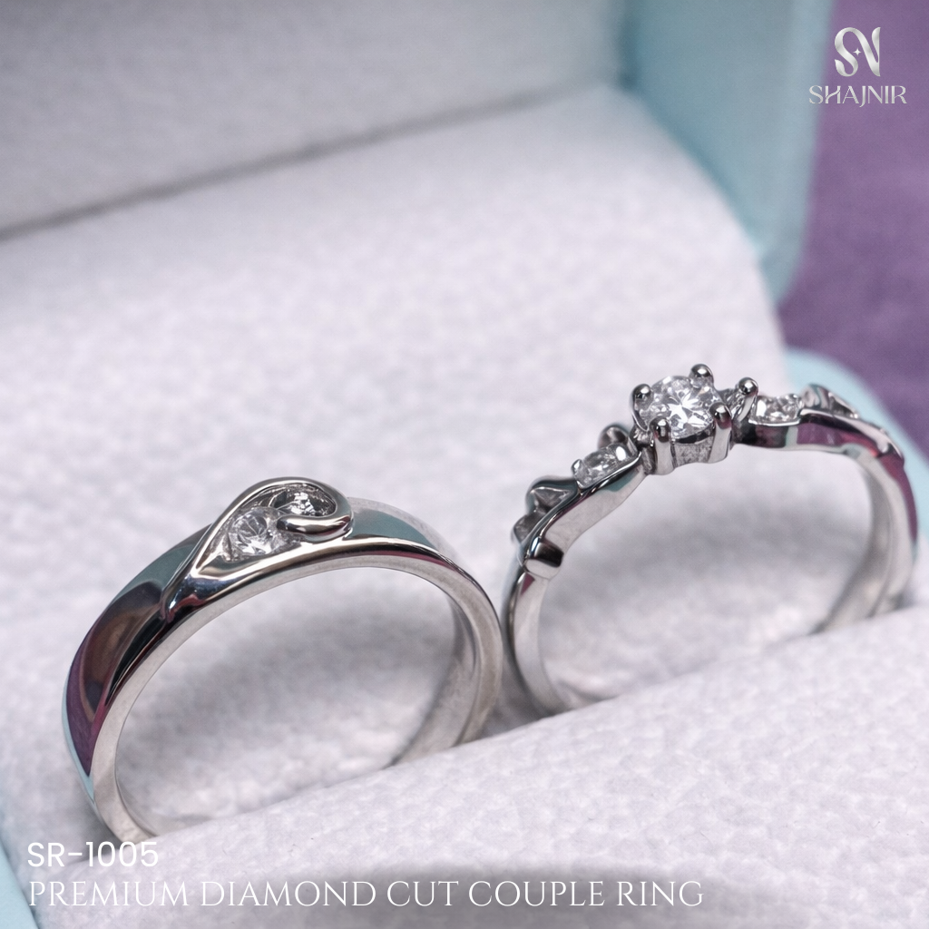 Premium Diamond Cut Couple Ring SR-1005
