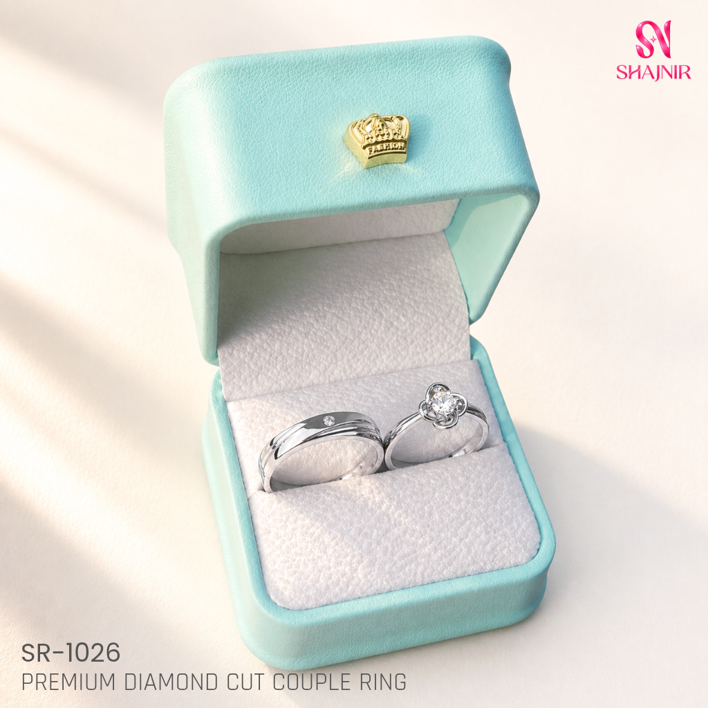 Premium Diamond Cut Couple Ring SR-1026