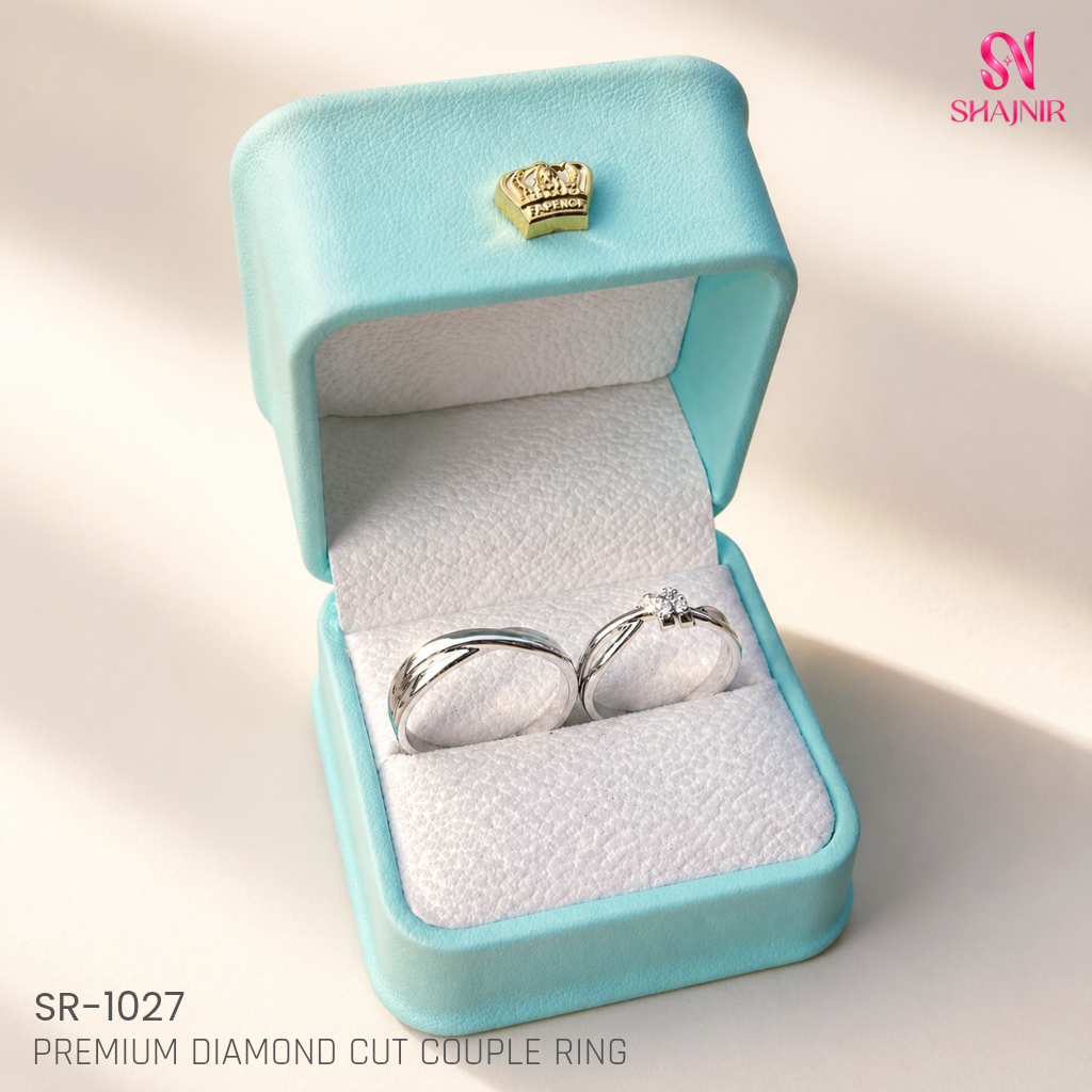 Premium Diamond Cut Couple Ring SR-1027