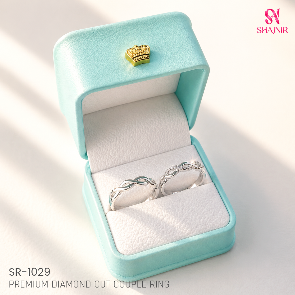Premium Diamond Cut Couple Ring SR-1029