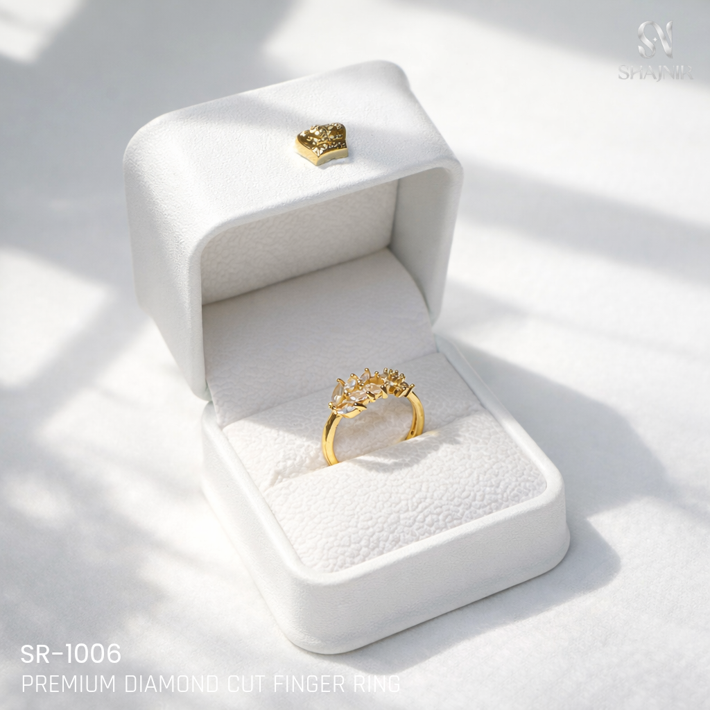 Premium Diamond Cut Finger Ring SR-1006